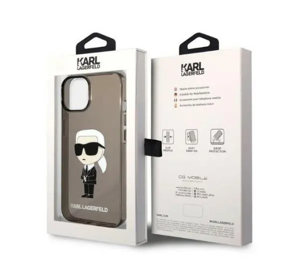 Karl Lagerfeld Ikonik KLHCP14MHNIKTCK do iPhone 14 Plus