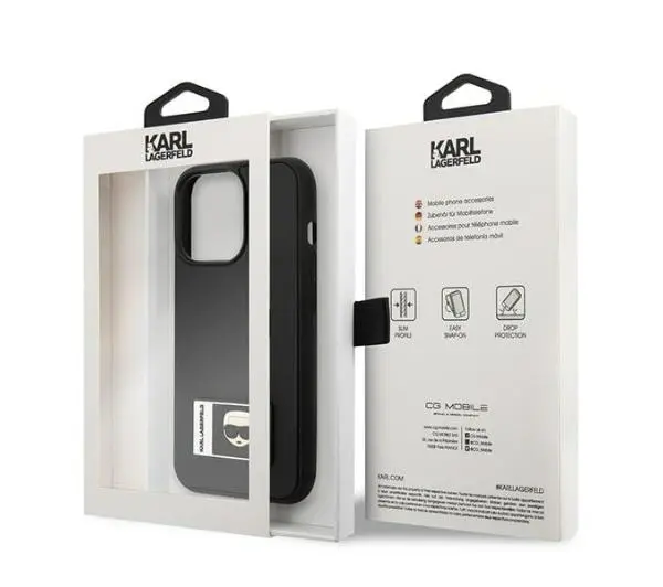 Karl Lagerfeld Ikonik Patch KLHCP13X3DKPK do iPhone 13 Pro Max