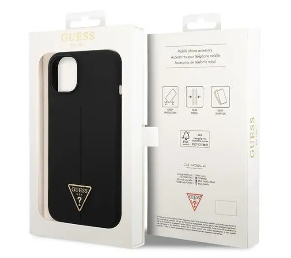 Guess Silicone Triangle GUHCP14MSLTGK do iPhone 14 Plus