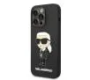 Etui Karl Lagerfeld Silicone Ikonik Magsafe KLHMP14XSNIKBCK do iPhone 14 Pro Max