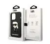 Etui Karl Lagerfeld Silicone Ikonik Magsafe KLHMP14XSNIKBCK do iPhone 14 Pro Max