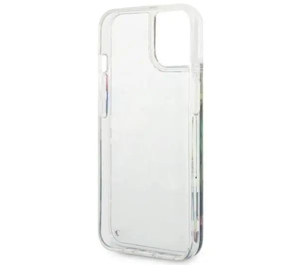 Guess Flower Liquid Glitter GUHCP14MLFLSB do iPhone 14 Plus