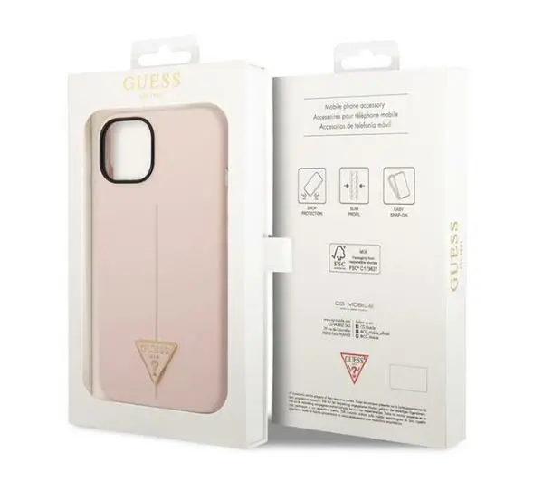 Guess Silicone Triangle GUHCP14MSLTGP do iPhone 14 Plus