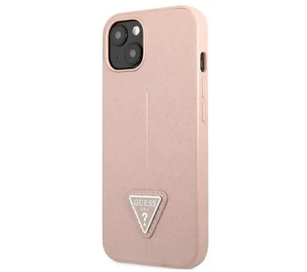 Guess Saffiano Triangle Logo GUHCP13SPSATLP do iPhone 13 mini