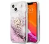 Etui Guess 4G Big Liquid Glitter GUHCP13SLG4GPI do iPhone 13 mini