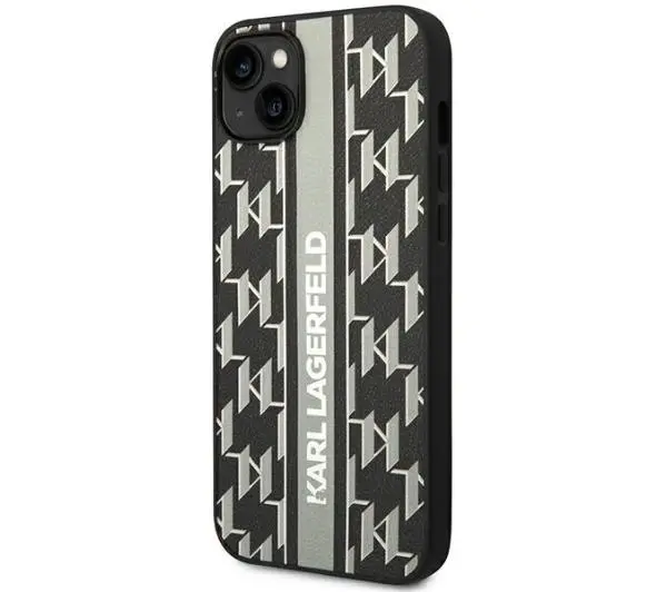 Karl Lagerfeld Monogram Stripe KLHCP14MPGKLSKG do iPhone 14 Plus