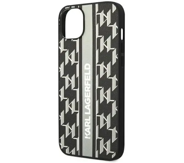 Karl Lagerfeld Monogram Stripe KLHCP14MPGKLSKG do iPhone 14 Plus