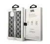 Etui Karl Lagerfeld Monogram Stripe KLHCP14MPGKLSKG do iPhone 14 Plus