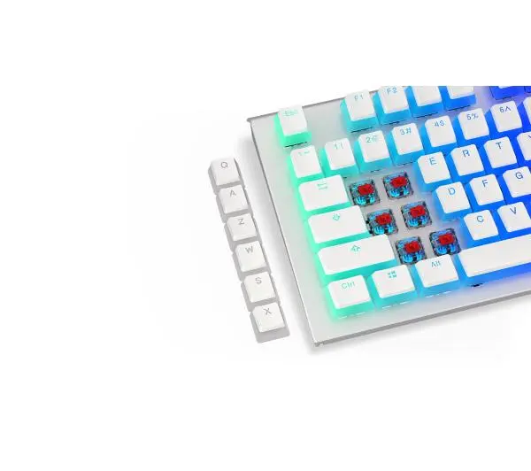Endorfy Keycapy PBT Pudding Onyx White 104 Biały