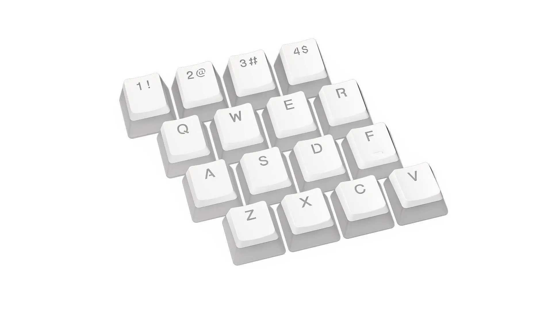 Klawisze Endorfy Keycapy PBT Pudding Onyx White 104 Biały