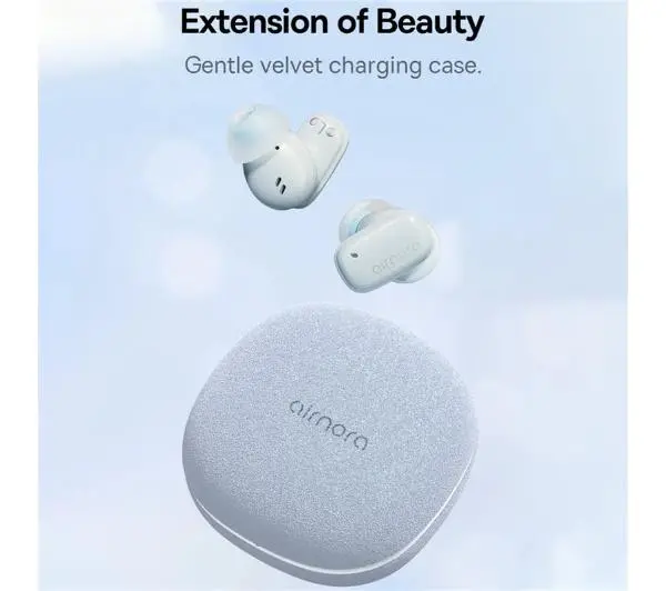 Baseus AirNora 2 Dokanałowe Bluetooth 5.3 Niebieski