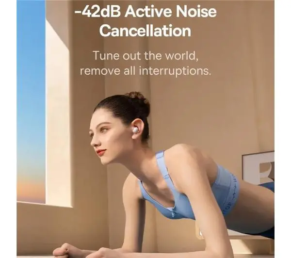 Baseus AirNora 2 Dokanałowe Bluetooth 5.3 Niebieski