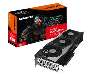 Gigabyte Radeon RX 7600 GAMING OC 8GB GDDR6 128bit FSR - Kup na Raty - RRSO 0%