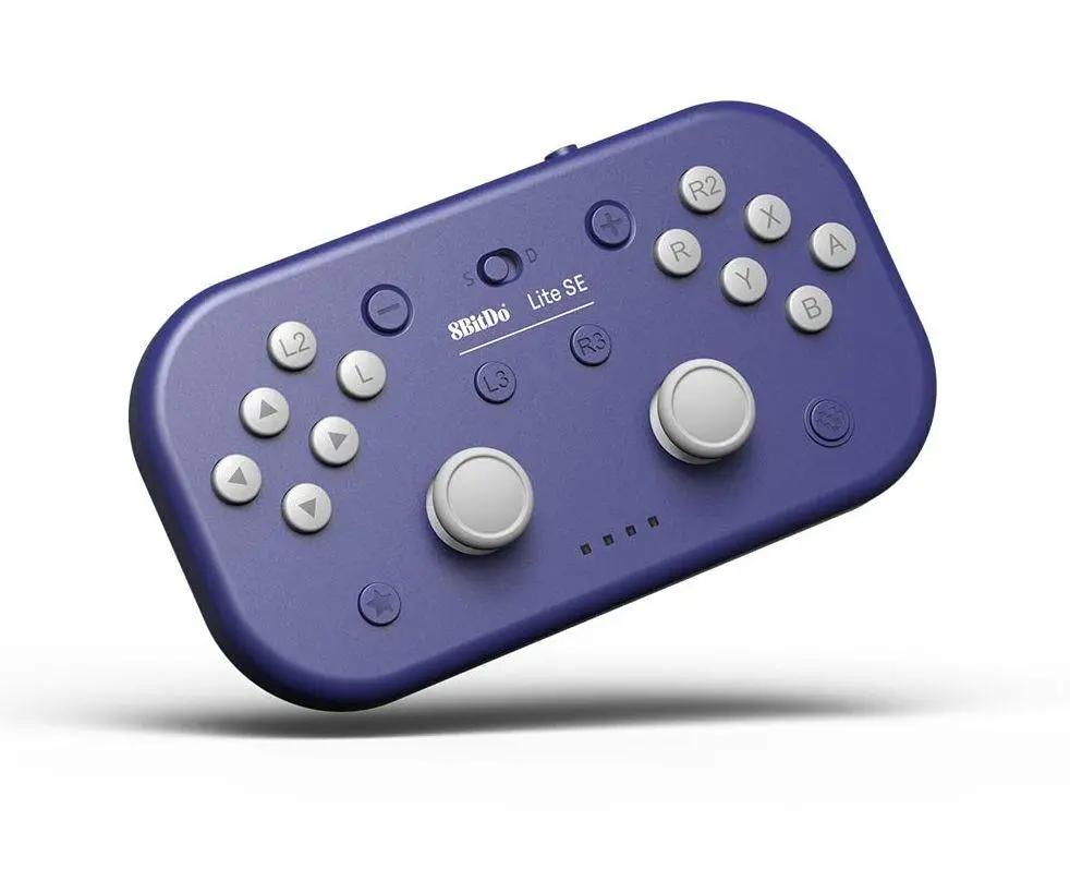 Pad 8BitDo Lite SE do Nintendo Switch, Android, iOS Bezprzewodowy purpurowy