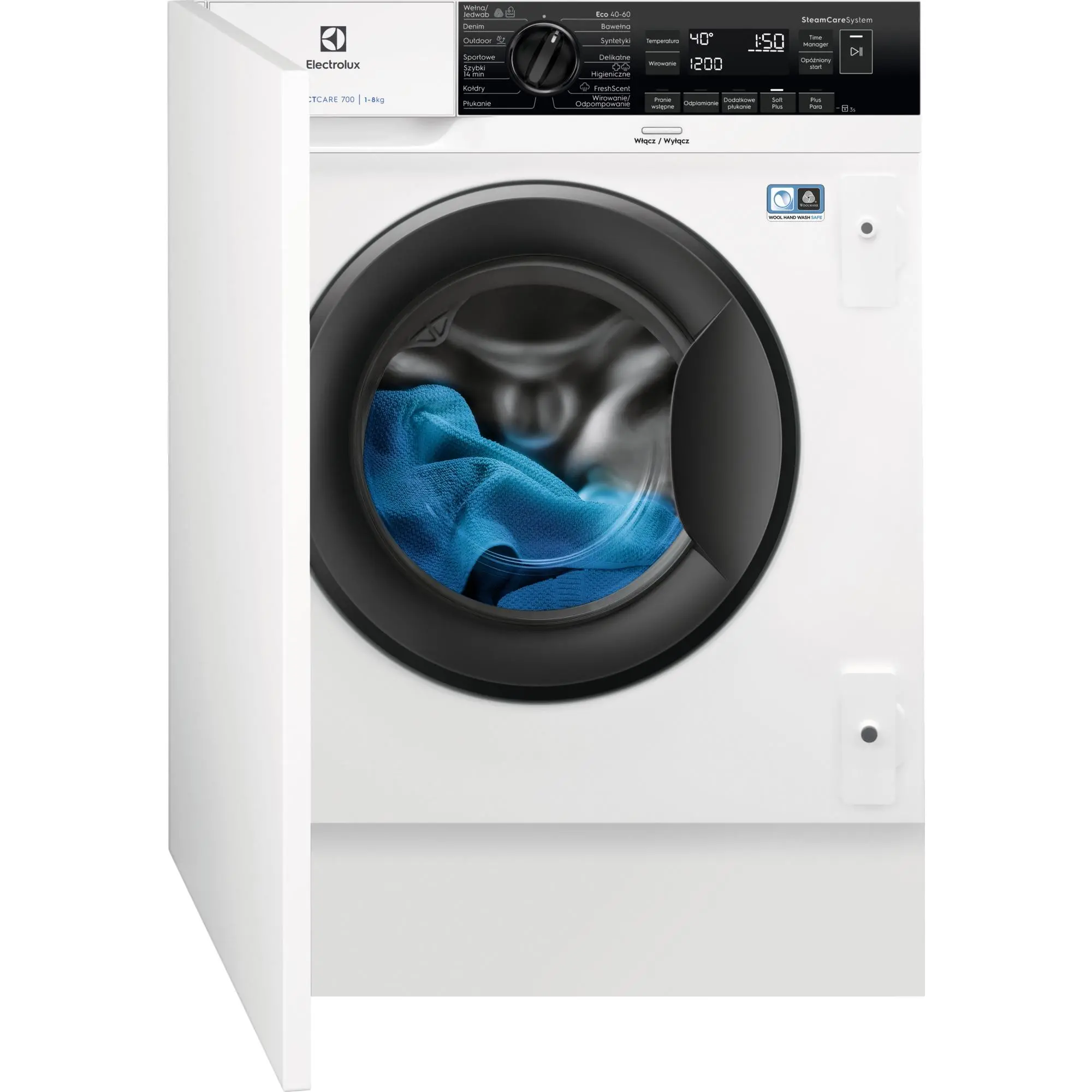 Pralka Electrolux 700 SteamCare EW7N7F348SIP 8kg 1400obr/min