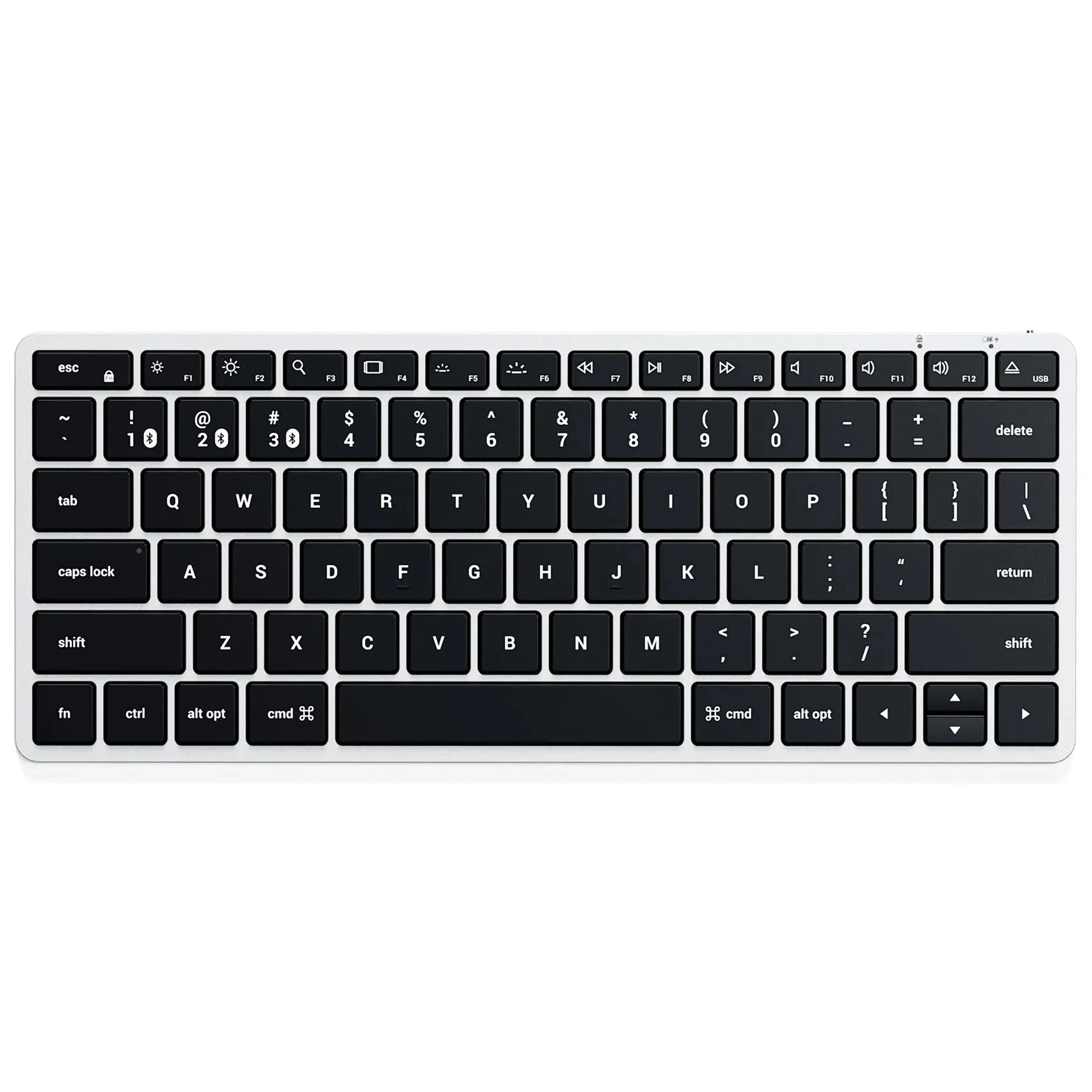 Klawiatura membranowa Satechi Slim X1 Srebrny