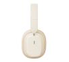 Słuchawki bezprzewodowe Baseus Bowie H1i ANC Nauszne Bluetooth 5.3 Kremowy