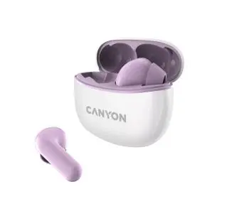 Canyon TWS-5 Dokanałowe Bluetooth 5.2 Fioletowy