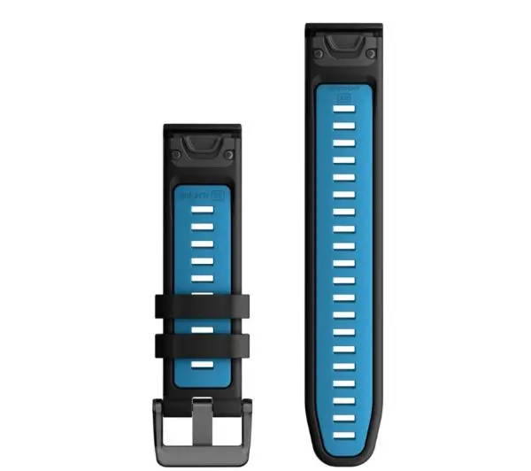 Garmin QuickFit 22 silikon Czarno-błękitny