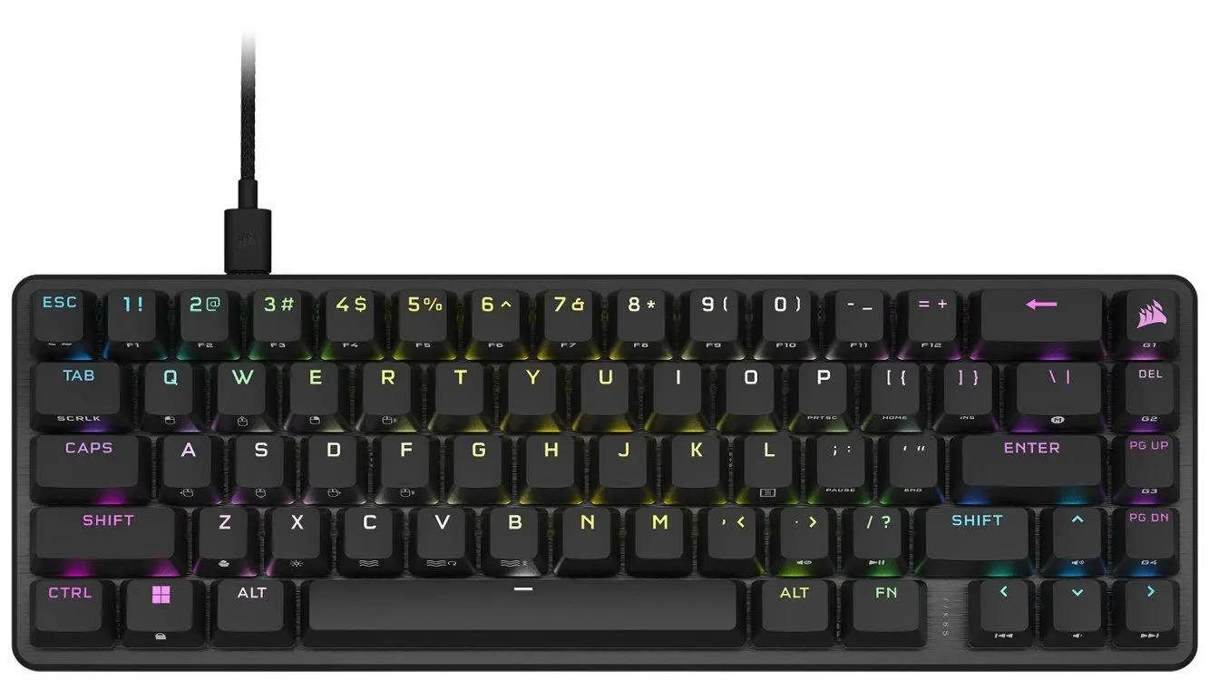 Klawiatura mechaniczna Corsair K65 Pro Mini RGB 65% OPX Czarny