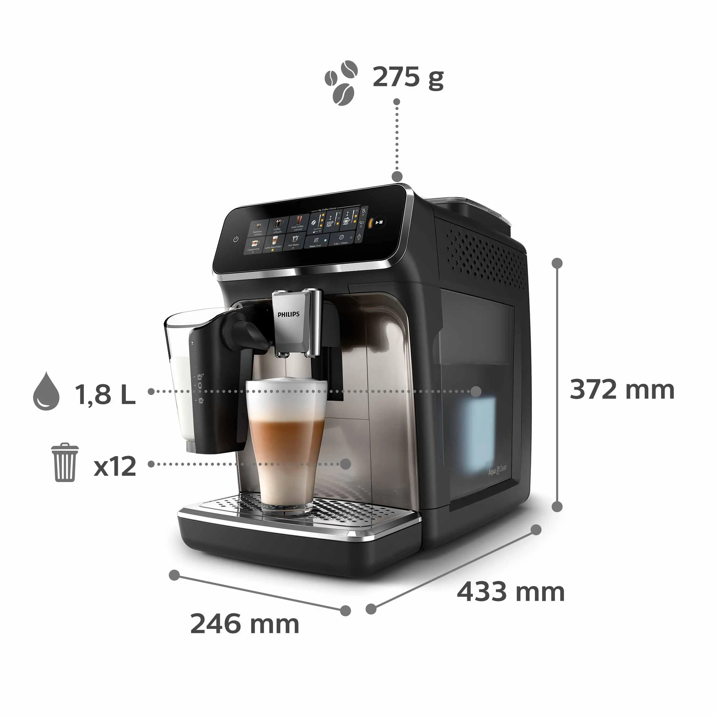 Ekspres Philips LatteGo EP3347/90 Kawa mrożona