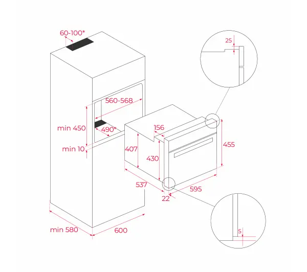 Teka Maestro HLC 8406 BK Termoobieg AirFry Czarne szkło - TRZECI -55%, ALBO 5-TY ZA 1ZŁ - Kup na Raty - RRSO 0%