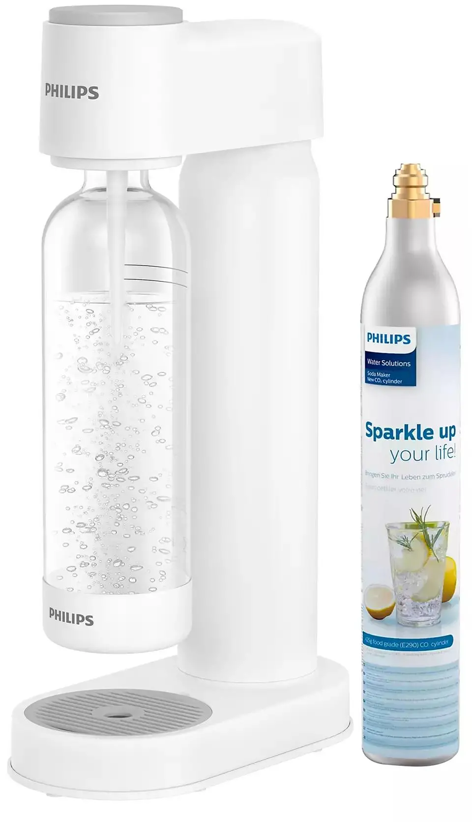 Saturator Philips GoZero ADD4901WH/10 + Nabój z gazem CO2