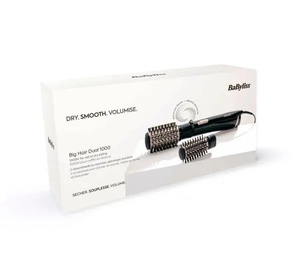 BaByliss AS962E 1000W Jonizacja Obrotowa Zimny nawiew Średnica szczotki 42mm 50mm 2 poziomy temperatury - ⚡ BESTSELLERY ⚡