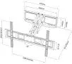 Uchwyt Reinston EU034X od 32" do 70" Max 35kg