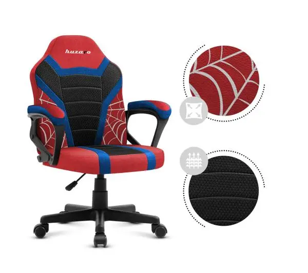 Huzaro Ranger 1.0 Mesh Dla dzieci do 130kg Tkanina Spider Czarno-czerwony - Kup na Raty - RRSO 0%