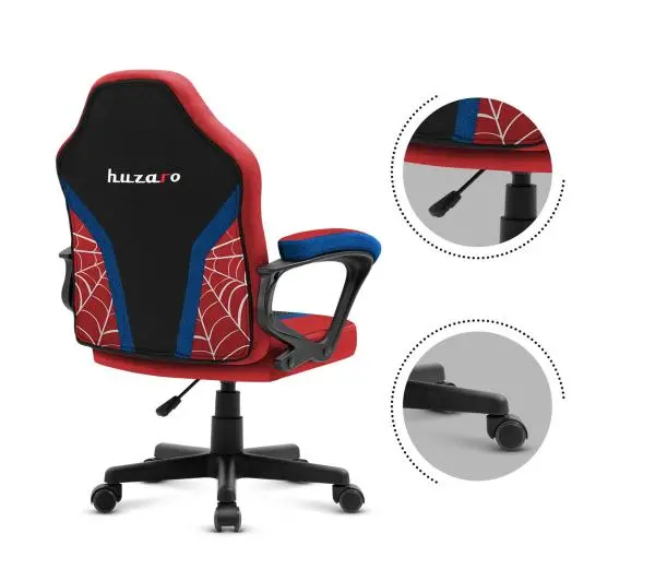Huzaro Ranger 1.0 Mesh Dla dzieci do 130kg Tkanina Spider Czarno-czerwony - Kup na Raty - RRSO 0%