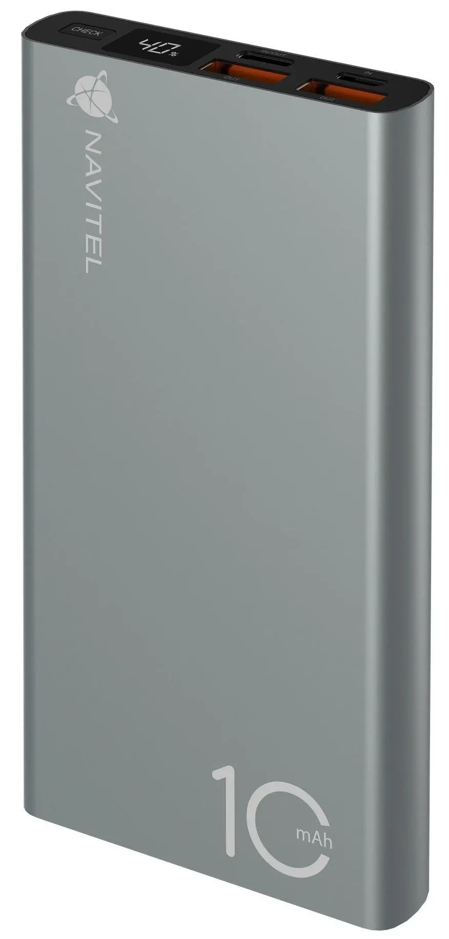 Powerbank Navitel PWR10 AL Silver 10000mAh 22,5W Srebrny