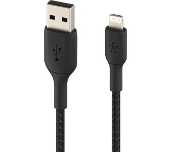Kabel Belkin Braided USB-A do Lightning 1m Czarny