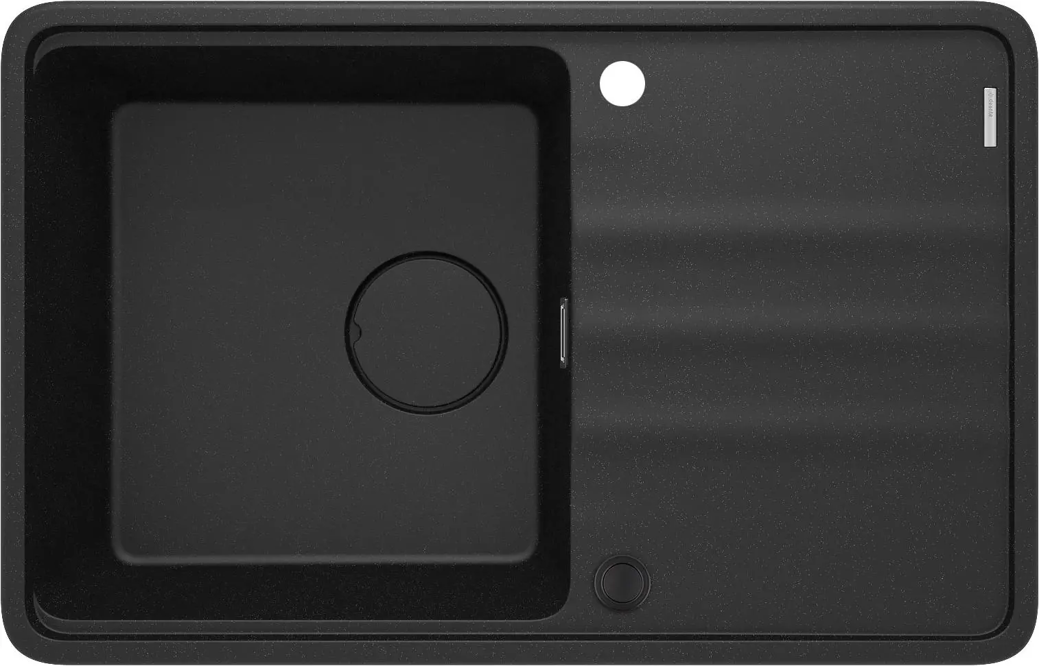 Zlewozmywak Deante MOMI ZKM_G113 Granitowy Grafitowy/Metalik