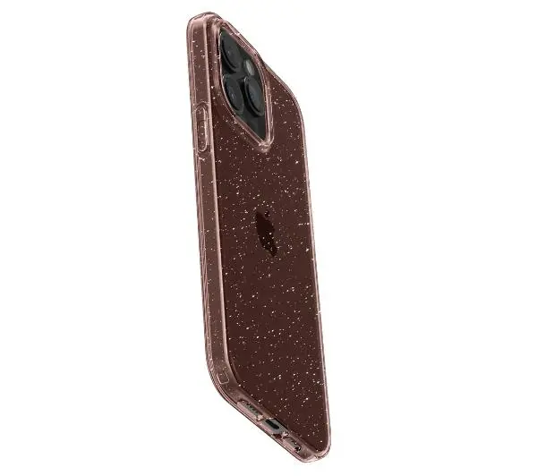 Spigen Liquid Crystal Glitter iPhone 15 Pro Max rose quartz