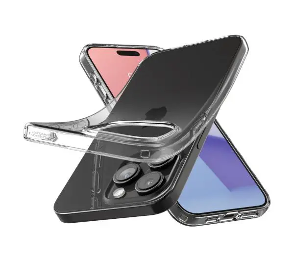 Spigen Liquid Crystal do iPhone 15 Pro crystal clear