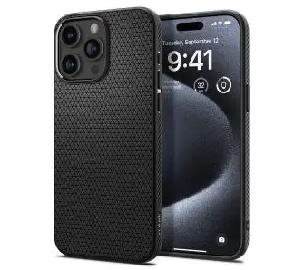 Etui Spigen Liquid Air do iPhone 15 Pro Czarny