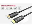 Kabel optyczny HDMI Unitek C11072BK-25M 25m Czarny