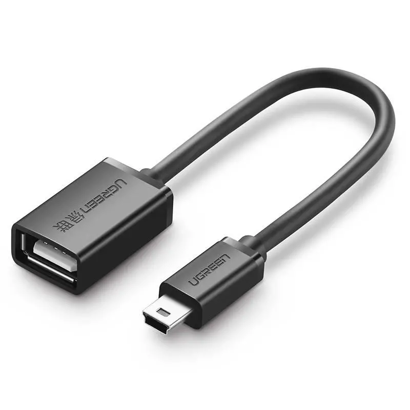Adapter UGREEN US249 USB-A  do USB mini Czarny