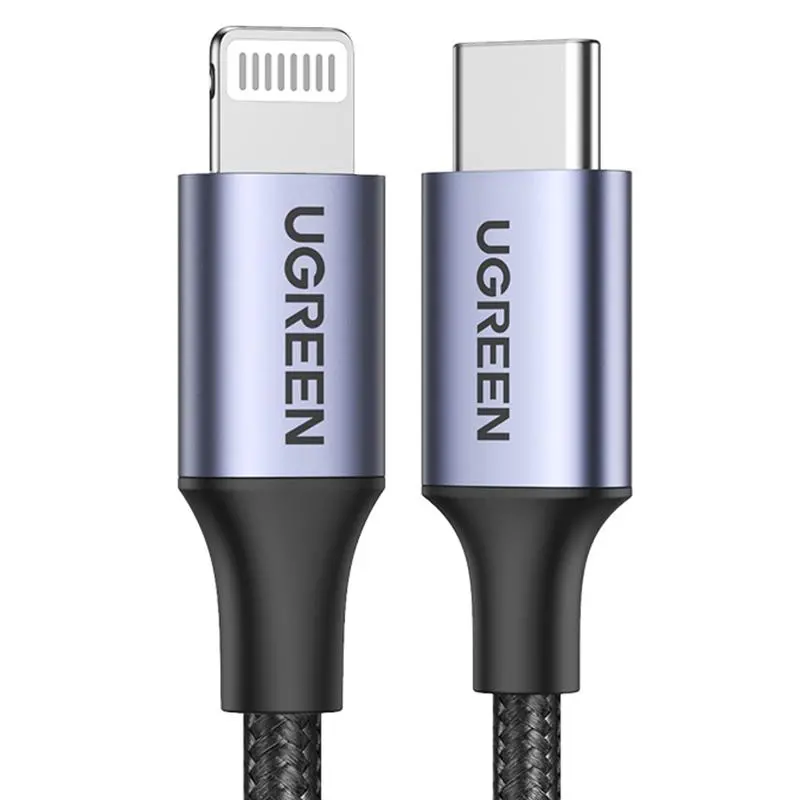 Kabel UGREEN Lightning do USB-C PD 3A US304 1,5m Czarny