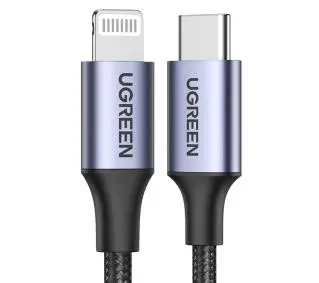 UGREEN Lightning do USB-C PD 3A US304 1,5m Czarny