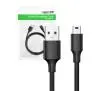 Kabel UGREEN USB do miniUSB US132 1,5m Czarny