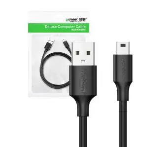 Kabel UGREEN USB do miniUSB US132 1,5m Czarny