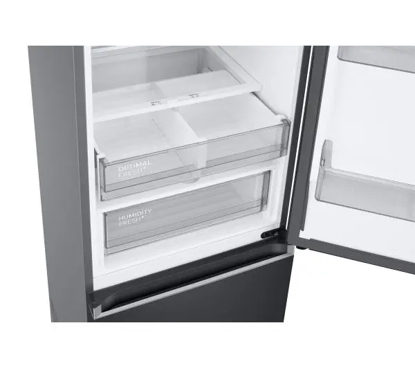 Samsung RB38C705CB1 Funkcje AI Pełny No Frost 203cm Szuflada z kontrolą wilgotności Zdalne sterowanie Grafitowa Stal - Kup na Raty - RRSO 0%
