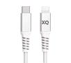Kabel Xqisit Lightning do USB C 2,0 2m Biały