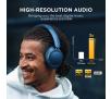 Słuchawki bezprzewodowe 1More SonoFlow ANC Nauszne Bluetooth 5.0 Niebieski