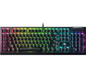 Klawiatura mechaniczna Razer BlackWidow V4 X US Yellow Switch Czarny