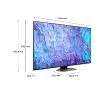 Telewizor Samsung QE98Q80CAT 98" QLED 4K 120Hz Tizen Dolby Atmos HDMI 2.1 DVB-T2