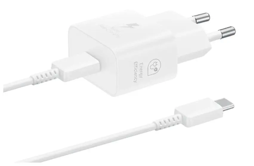 Ładowarka sieciowa Samsung EP-T2510XW 25W Biały + kabel USB-C
