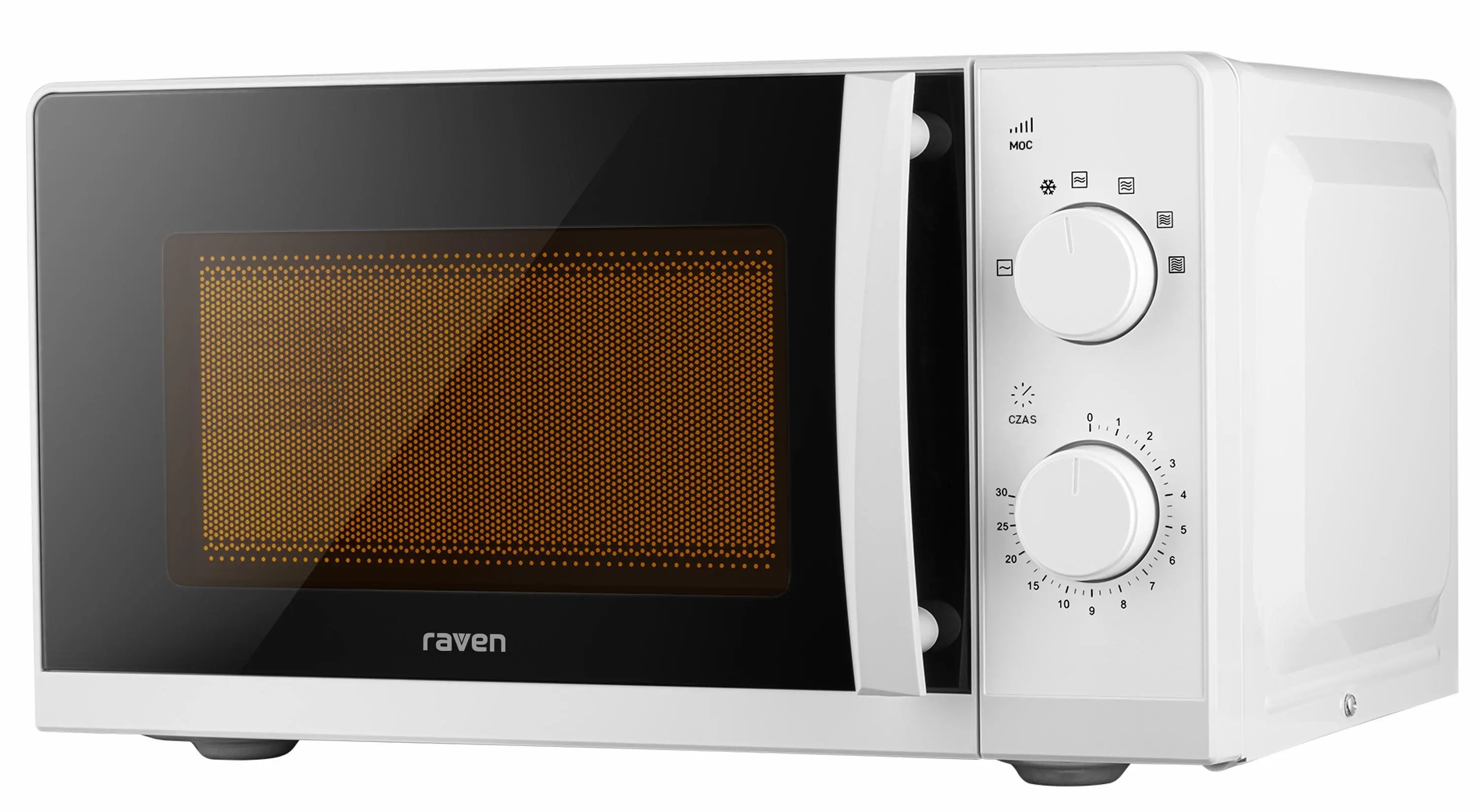 Kuchenka mikrofalowa Raven EKM003 20 l 700 W Rozmrażanie